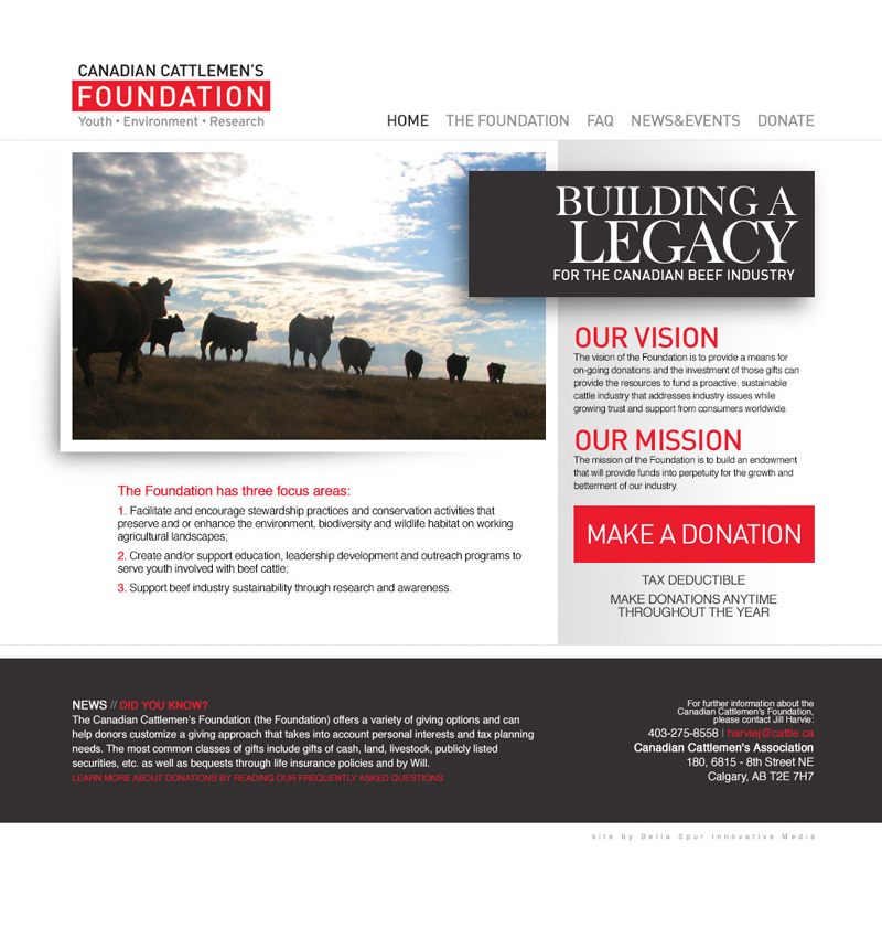 Canadian Cattlemen's Foundation website