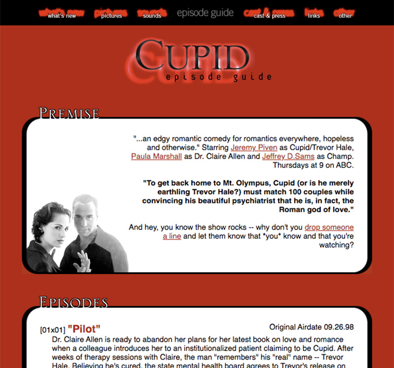 Cupid (ABC TV) fansite