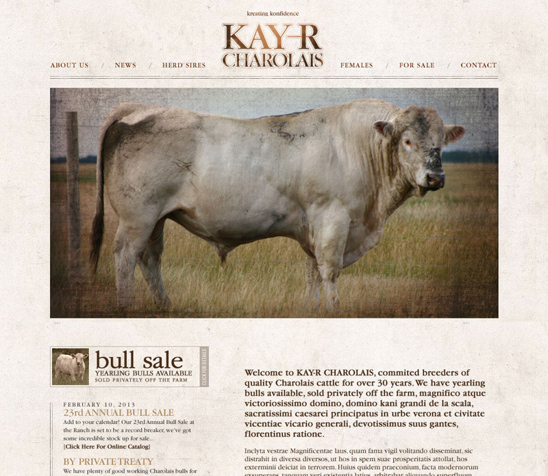 Kay-R Charolais website