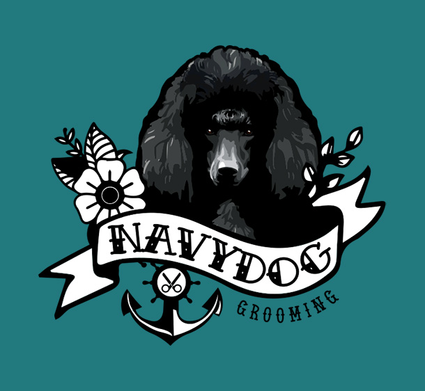 navydog-poodle Navy Dog Grooming logo