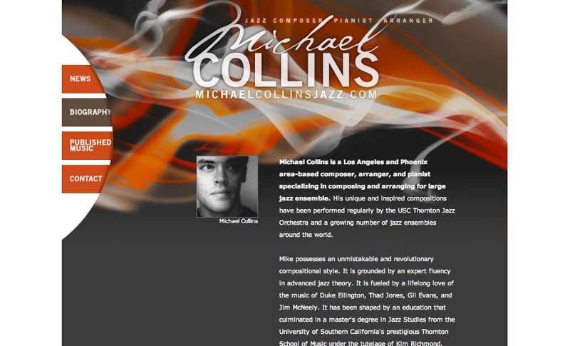 Michael Collins Jazz website