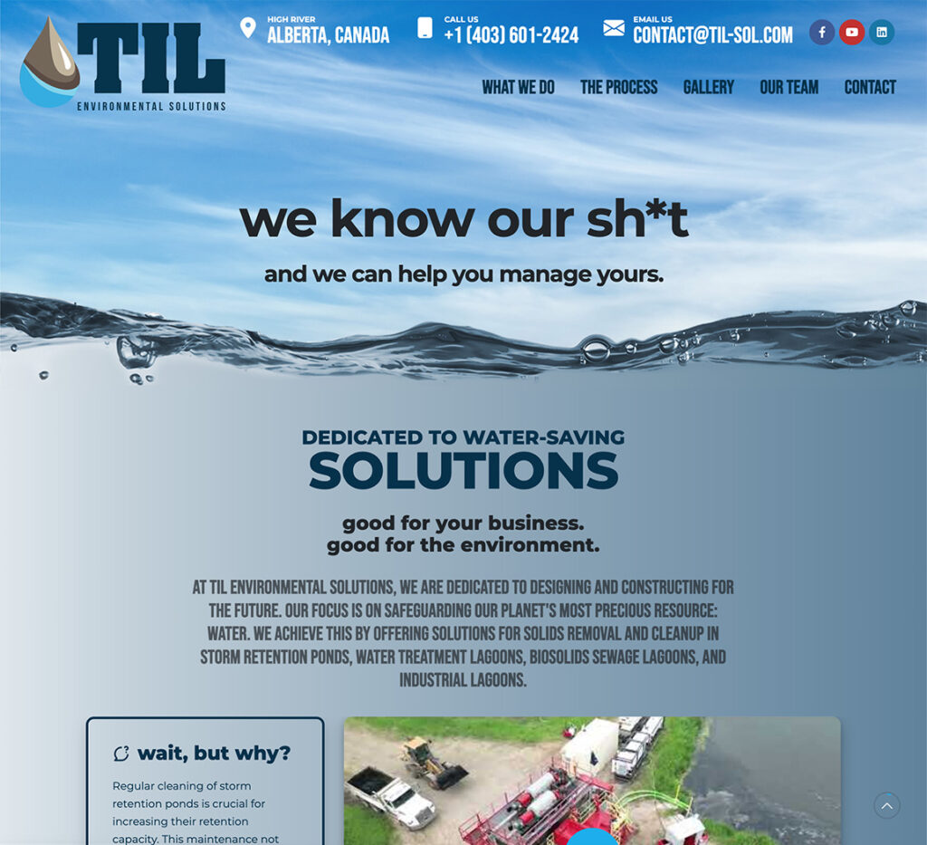 TIL Environmental Solutions website